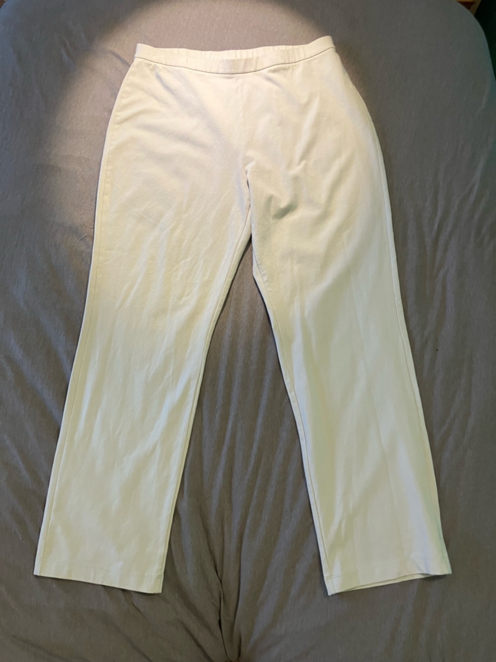 Lands' End Off-White Knit Pants